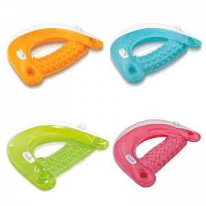 Kuuma PVC -puhallettava lepotuolin sohva kelluva sänky kelluva ulkona rantatuoli